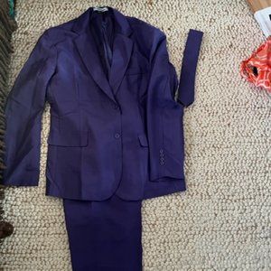 Men's XL Purple Suit - Jacket, Pants, Tie